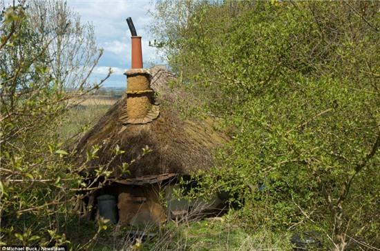 Return to where it came from: Mr Buck says while the house could last forever with proper maintenance, it could also one day disappear back into the Earth if it was left