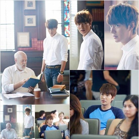 Sinh viên Lee Min Ho đẹp hút hồn dù chỉ với sơ mi trắng | Lee Min Ho,The Heirs,Kang Ha Neul