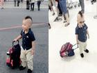 Nhóc tì 3 tuổi ở TP.HCM với gu thời trang sân bay sang chảnh