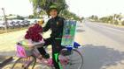 Chàng trai Nam Định đạp xe hơn 1.000 km tặng hoa cho bạn gái