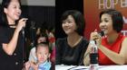 Con trai Vân Hugo nhõng nhẽo với mẹ trong họp báo của Mỹ Linh
