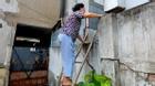 Sài Gòn: Khổ sở leo thang cao 3m mới ra vào được nhà