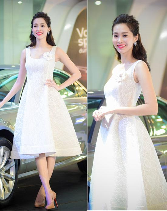 Tương xứng với thần tiên tỷ tỷ váy cưới của Hoa hậu Đặng Thu Thảo đính  cả ngàn viên pha lê