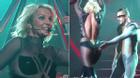 Nhảy sung, Britney Spears bị bung khóa áo lộ cả mảng lưng
