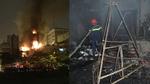 Hà Nội: Cháy lớn 2 tòa nhà trong đêm