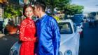 Diễm Trang được rước dâu bằng siêu xe tại quê nhà