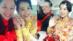 Hồ Hạnh Nhi tay đeo trĩu vàng trong ngày cưới
