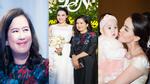 Trang Nhung tình cảm bên mẹ chồng trong ngày cưới tại Hà Nội