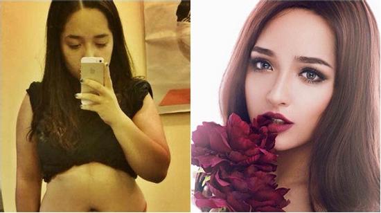 Hình ảnh cũ của hot girl Hà Thành khiến nhiều người giật mình