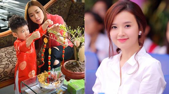 Diệp Bảo Ngọc bình yên bên con trai - Midu 