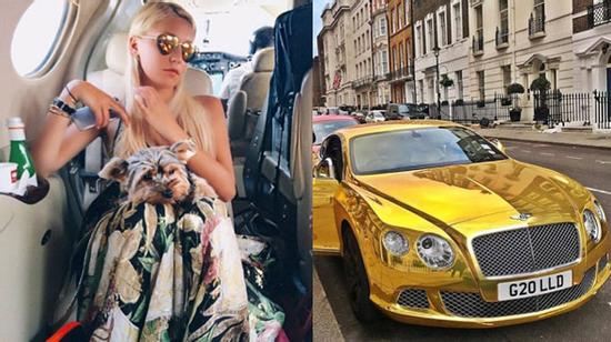 Hội con nhà giàu London: Xe sang thì dát vàng, tiền thì để lau giày