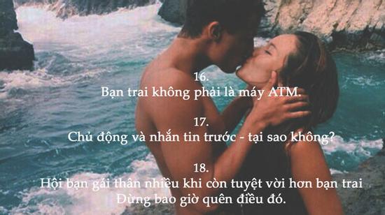 20 điều con gái đừng bao giờ quên trong tình yêu!