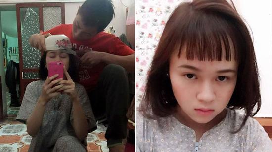 Vợ muốn cắt tóc, chồng 