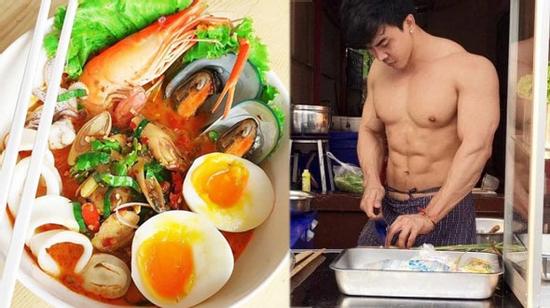 Tiệm mì toàn mỹ nam phục vụ làm 