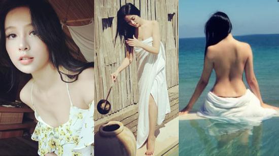 Mướt mắt hình ảnh bán nude sexy của Huyền Baby
