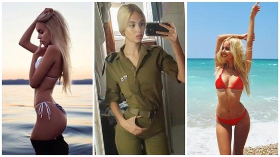 Cô nàng nổi tiếng khắp thế giới nhờ là nữ quân nhân nóng bỏng nhất Israel