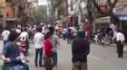 Cảnh sát nổ súng giải tán đám đông ở Hà Nội