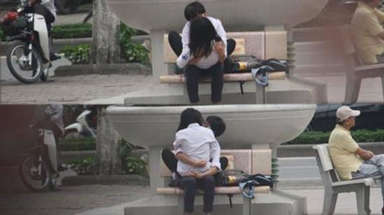 Ngán ngẩm cảnh teen yêu đương mạnh bạo nơi công cộng
