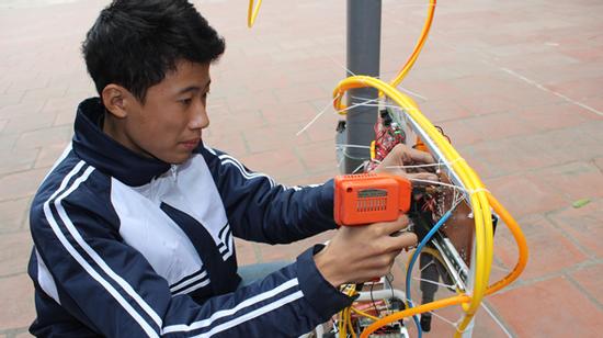 Nam sinh lớp 10 sáng chế “hệ thống làm mát