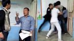 Rúng động clip nhóm nam sinh đánh thầy giáo ngay giữa lớp học