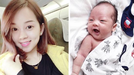 Ly kute lần đầu khoe ảnh cận mặt con trai