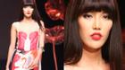 Lan Khuê diễn catwalk cho bts mới của Quang Nhật