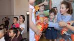 Lan Phương - Minh Hằng giản dị đi thăm trẻ em kém may mắn