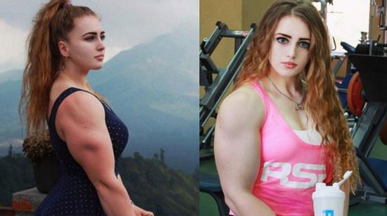 Búp bê xinh đẹp mang thân hình đô vật người Nga lại gây choáng với loạt ảnh mới