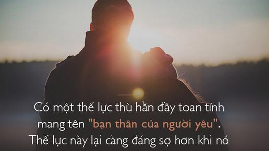 Người bạn ghét nhất trên đời có phải là cô bạn thân của người yêu?