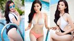 Mướt mắt ngắm Cao Thái Hà diện bikini khoe đường cong quyến rũ