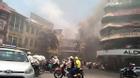 Nóng: Cháy lớn tại phố Cầu Gỗ