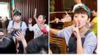 Tóc Tiên ngại ngùng khi học trò nhí hát chúc mừng sinh nhật giữa quán ăn