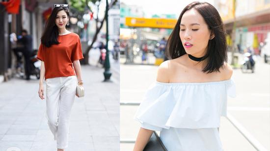 Mặc kệ nắng nóng, quý cô hai miền vẫn xuống phố nhẹ bẫng, mát lành như không