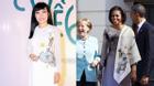 Phương Thanh diện áo dài họa tiết giống vợ Obama