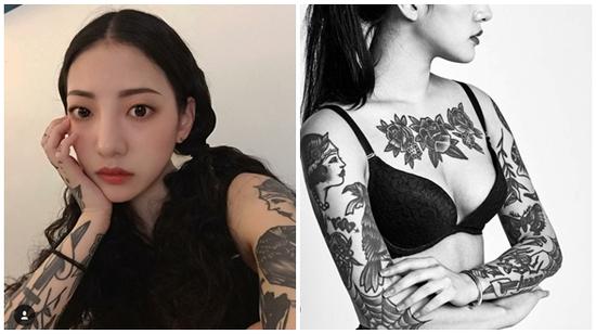 Những hình xăm độc đáo của nàng thợ xăm nóng bỏng nhất xứ Hàn