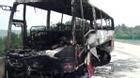 Clip: Cháy xe buýt ở Trung Quốc, 30 người thiệt mạng