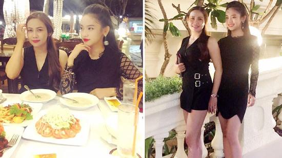 Mẹ Thúy Vi trẻ trung, sành điệu không kém con gái