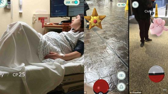 Vợ đau đẻ, chồng vẫn mải mê đi bắt... Pokémon