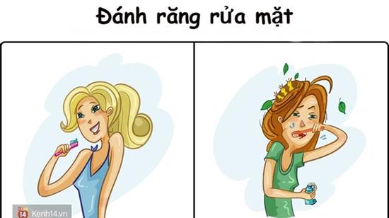 Con gái ngoài đời và trên quảng cáo: Em ơi đừng tin nó lừa đấy...