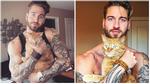 Trai đẹp này đã gây sốt Instagram vì tập thể dục cùng... mèo cưng!