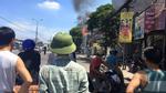 Hà Nội: Cột điện bốc cháy dữ dội, đường Giải Phóng ách tắc