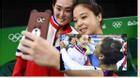 Khoảnh khắc VĐV Hàn Quốc và Triều Tiên chụp ảnh selfie tại Olympic được chia sẻ rần rần trên mạng