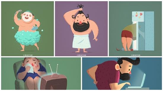 Hoá ra con trai khi ở một mình đều sẽ làm những việc này à???