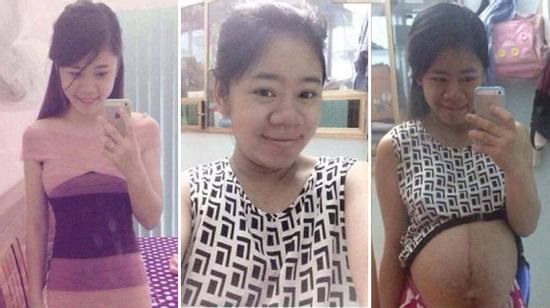 Cô gái trẻ tạm biệt mặt V- line, mình dây sexy để làm mẹ bỉm sữa
