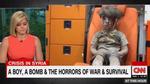 Nữ phát thanh viên CNN bật khóc ngay trên sóng truyền hình khi đưa tin về cậu bé Syria