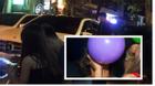 Dân chơi đậu xế hộp trên phố Hà Nội hít bóng cười gây tắc đường