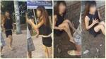 Hà Nội: Cô gái nghi ngáo liên tục đòi lao đầu vào ô tô, miệng không ngừng lảm nhảm
