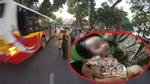 Đau xót khi con gái của người mẹ trẻ bị xe buýt cán chết trên phố Hàng Khay chỉ mới 8 tháng tuổi