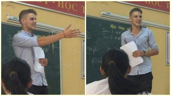 Bạn chắc chắn sẽ không muốn nghỉ 1 buổi học nào nếu có thầy giáo điển trai như thế này!