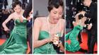 Nữ diễn viên Hàn Quốc ngã sấp mặt trên thảm đỏ LHP Venice